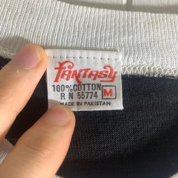 vintage 80s BRUCE SPRINGSTEEN The Boss Is Back double sided 3/4 sleeve tee shirt - Picture 4 of 7